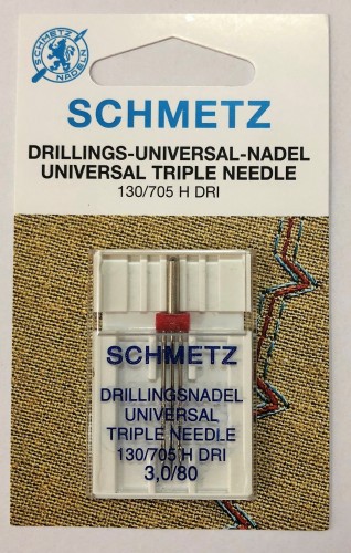 AGULHA TRIPLA SCHMETZ 130/705 H-DRI - 3,0/80